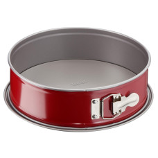 Formă de copt DeliBake J1641474, antiaderentă, rotundă, 27 cm, oțel carbon, roșu J1641474 imagine 27225