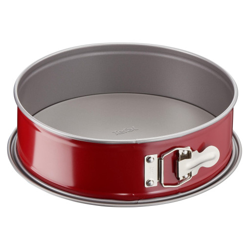 Formă de copt DeliBake J1641474, antiaderentă, rotundă, 27 cm, oțel carbon, roșu -  Tefal J1641474 imagine