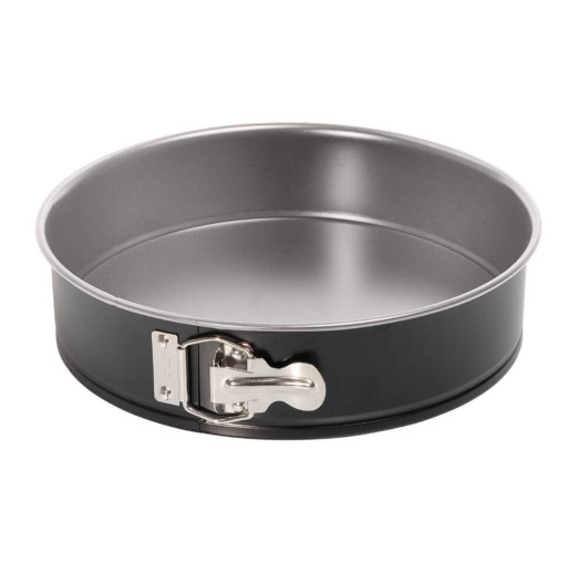 Formă rotundă pentru copt Tefal Easybake J1741274, 24 cm, margini detașabile, înveliș antiaderent, gri -  Tefal J1741274  imagine