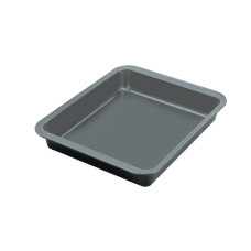 Tavă de copt Tefal Easybake J1744674, 29 x 23 cm, oțel carbon, înveliș antiaderent, difuzie optimă a căldurii, gri J1744674 imagine 27220