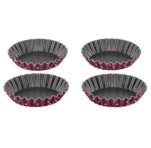 Set 4 forme pentru copt briose Tefal PerfectBake J5558102, 11 cm, înveliș antiaderent -  Tefal J5558102 imagine