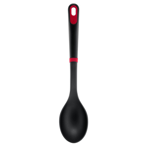 Lingura pentru servire Tefal Ingenio+ K1980334, rezistenta la temperaturi inalte, compatibilitate cu masina de spalat vase, plastic, negru & rosu -  Tefal K1980334 imagine