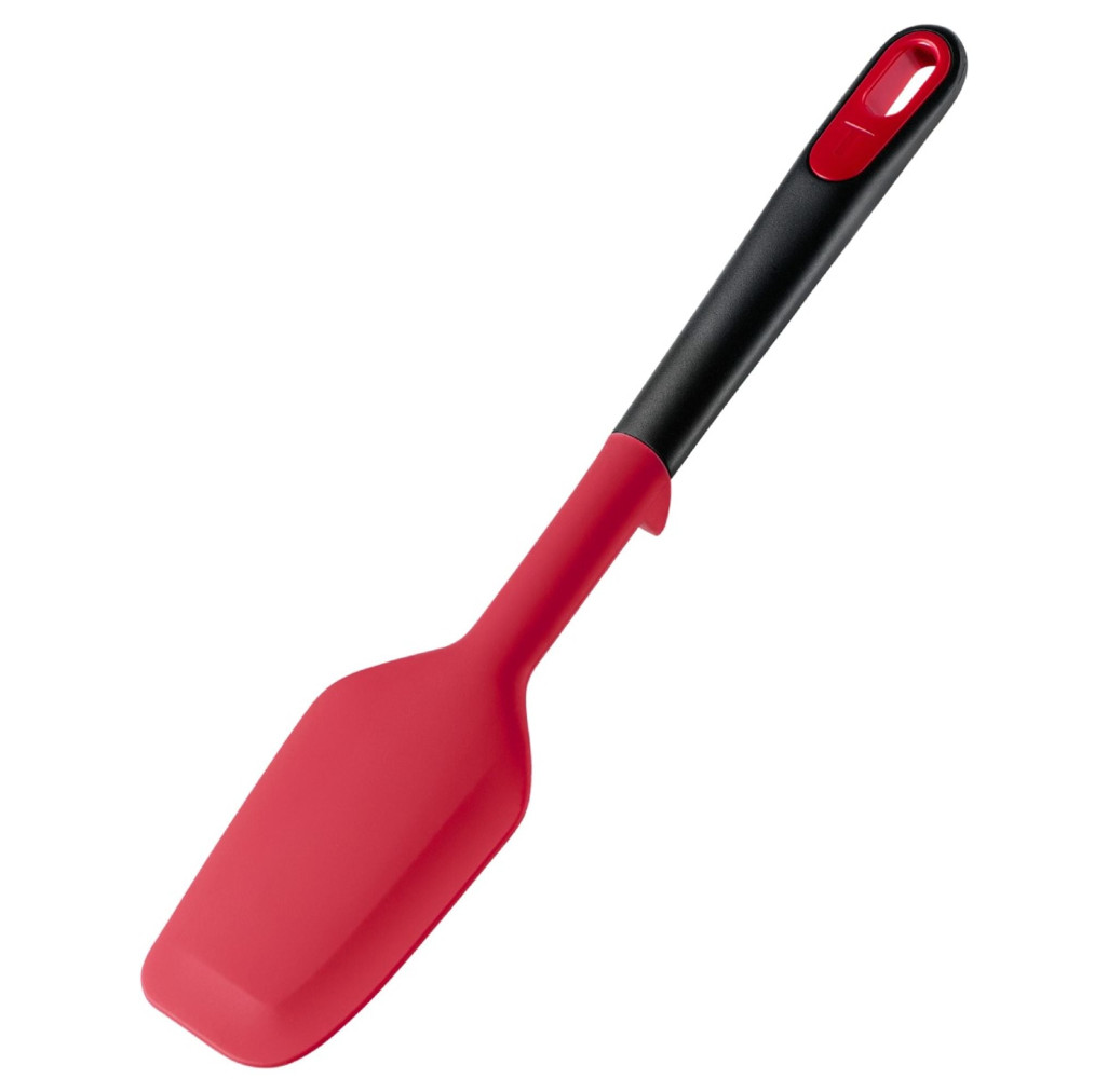 Spatula Tefal Ingenio+ K1984234, rezistenta la temperaturi inalte, compatibilitate cu masina de spalat vase, silicon, rosu & negru -  Tefal K1984234 imagine 1