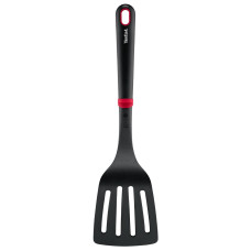 Spatula cu fante Tefal Ingenio+ K1984634, rezistenta la temperaturi inalte, compatibilitate cu masina de spalat vase, plastic, negru & rosu K1984634 imagine 27307