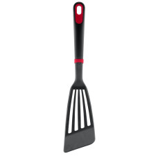 Spatula cu fante Tefal Ingenio+ K1984734, rezistenta la temperaturi inalte, compatibilitate cu masina de spalat vase, plastic, negru & rosu K1984734 imagine 27309
