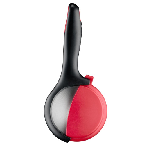 Cutit pizza Tefal Ingenio K1990334, inox, capac de protectie pentru lama, lama detasabila, negru & rosu -  Tefal K1990334 imagine