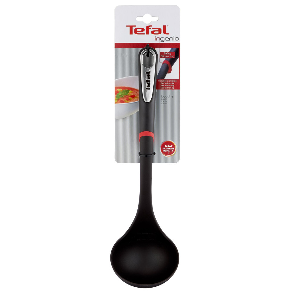 Polonic Ingenio K2060114, calitate premium, design inovator, plastic, negru -  Tefal K2060114 imagine 1