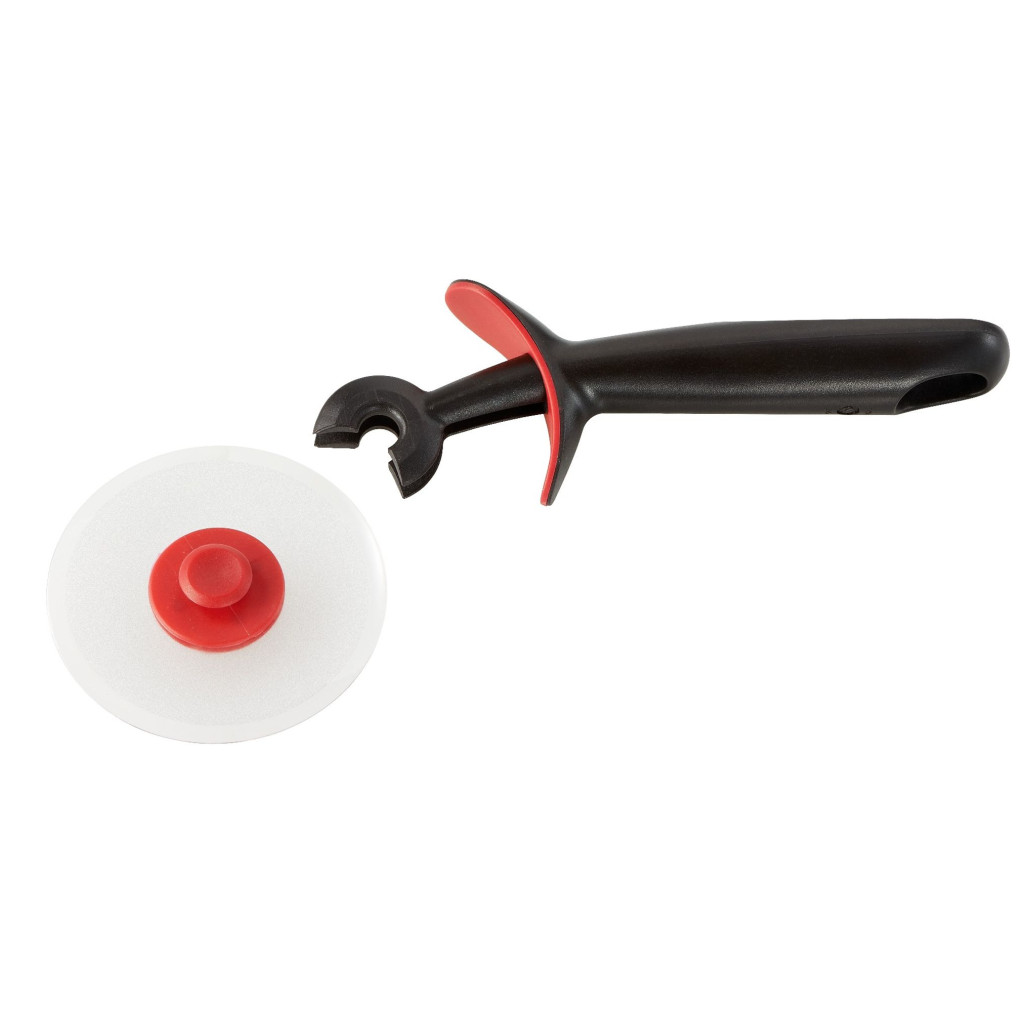 Cuțit pentru pizza Ingenio K2071114, calitate premium, design inovator, fără BPA sau ftalați, lamă de inox, plastic, negru -  Tefal K2071114 imagine 1