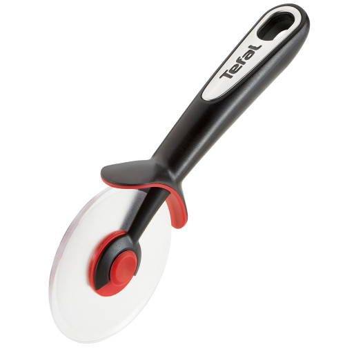 Cuțit pentru pizza Ingenio K2071114, calitate premium, design inovator, fără BPA sau ftalați, lamă de inox, plastic, negru -  Tefal K2071114 imagine