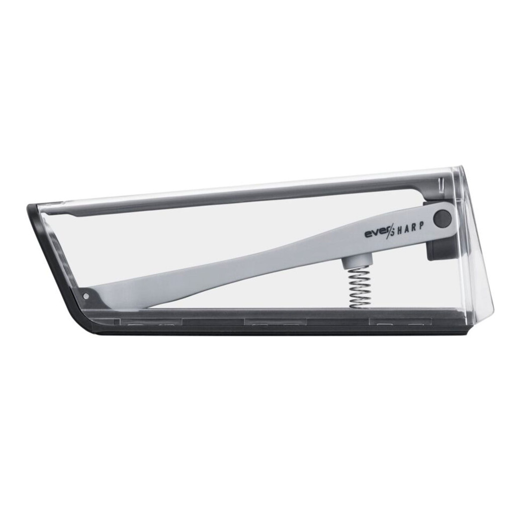 Cuțitul bucătarului cu suport de ascuțire Tefal Ever Sharp K2569004, 16.5 cm, suport cu tehnologie Dual Pivot, sistem de blocare, oțel german -  Tefal K2569004 imagine 1