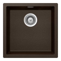 KAIN100BRON Chiuveta bucatarie Schock Kaia N-100 Cristadur Bronze, granit compozit, maro bronz, 456 x 456 mm, montare pe/sub/la nivelul blatului KAIN100BRON imagine 28063
