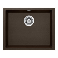 KAIN100LBRON Chiuveta bucatarie Schock Kaia N-100L Cristadur Bronze, granit compozit, maro bronz, 556 x 456 mm, montare pe/sub/la nivelul blatului KAIN100LBRON imagine 28071