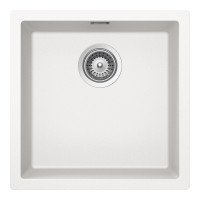KAIN100POLA Chiuveta bucatarie Schock Kaia N-100 Cristadur Polaris, granit compozit, alb polar, 456 x 456 mm, montare pe/sub/la nivelul blatului KAIN100POLA imagine 28066