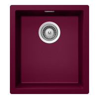 KAIN100SBERR Chiuveta bucatarie Schock Kaia N-100S Cristadur Berry, granit compozit, purpuriu roz, 406 x 456 mm, montare pe/sub/la nivelul blatului KAIN100SBERR imagine 28055