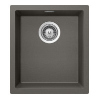 KAIN100SSILV Chiuveta bucatarie Schock Kaia N-100S Cristadur Silverstone, granit compozit, gri inchis, 406 x 456 mm, montare pe/sub/la nivelul blatului KAIN100SSILV imagine 28051