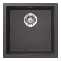 KAIN100STON Chiuveta bucatarie Schock Kaia N-100 Cristadur Stone, granit compozit, gri piatra, 456 x 456 mm, montare pe/sub/la nivelul blatului KAIN100STON imagine 28062