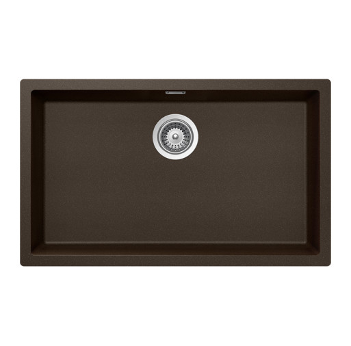 KAIN100XLBRON Chiuveta bucatarie Schock Kaia N-100XL Cristadur Bronze, granit compozit, maro bronz, 756 x 456 mm, montare pe/sub/la nivelul blatului -  SCHOCK KAIN100XLBRON imagine