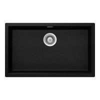 KAIN100XLMAGM Chiuveta bucatarie Schock Kaia N-100XL Cristadur Magma, granit compozit, negru cu particule lucioase, 756 x 456 mm, montare pe/sub/la nivelul blatului KAIN100XLMAGM imagine 28082