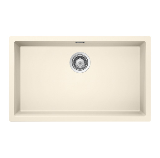 KAIN100XLMAGN Chiuveta bucatarie Schock Kaia N-100XL Cristadur Magnolia, granit compozit, alb cremos, 756 x 456 mm, montare pe/sub/la nivelul blatului -  SCHOCK KAIN100XLMAGN imagine