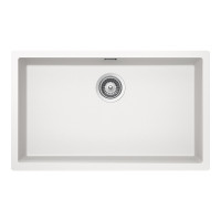 KAIN100XLPOLA Chiuveta bucatarie Schock Kaia N-100XL Cristadur Polaris, granit compozit, alb polar, 756 x 456 mm, montare pe/sub/la nivelul blatului KAIN100XLPOLA imagine 28087