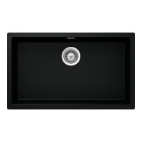 KAIN100XLPURO Chiuveta bucatarie Schock Kaia N-100XL Cristadur Puro, granit compozit, negru intens, 756 x 456 mm, montare pe/sub/la nivelul blatului KAIN100XLPURO imagine 28076