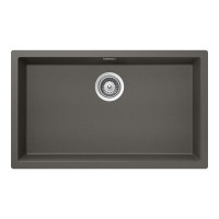 KAIN100XLSILV Chiuveta bucatarie Schock Kaia N-100XL Cristadur Silverstone, granit compozit, gri inchis, 756 x 456 mm, montare pe/sub/la nivelul blatului KAIN100XLSILV imagine 28085