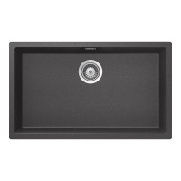 KAIN100XLSTON Chiuveta bucatarie Schock Kaia N-100XL Cristadur Stone, granit compozit, gri piatra, 756 x 456 mm, montare pe/sub/la nivelul blatului KAIN100XLSTON imagine 28083