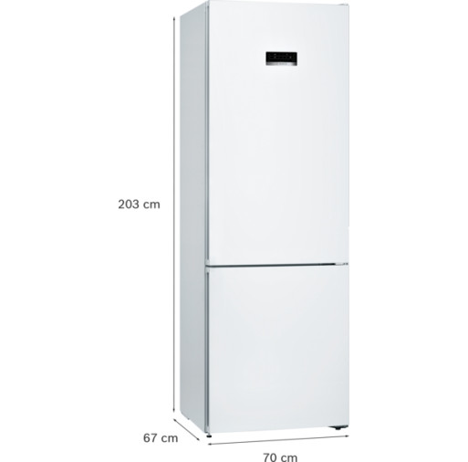 Combina frigorifica Bosch KGN49XWEA No frost seria 4 203 cm KGN49XWEA imagine