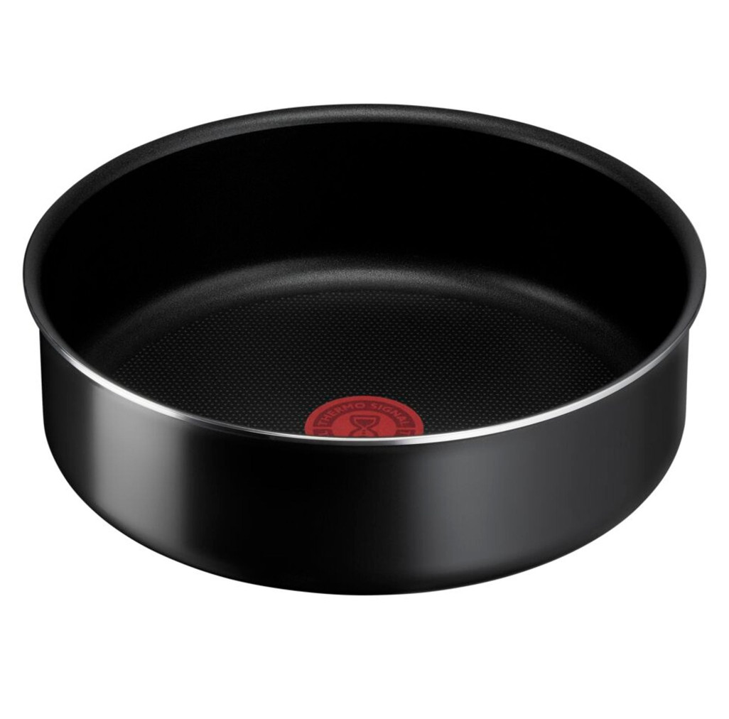 Set 3 piese TEFAL Ingenio Easy Cook & Clean L1539153, 3 piese, 24-26cm, aluminiu, negru -  Tefal L1539153 imagine 1