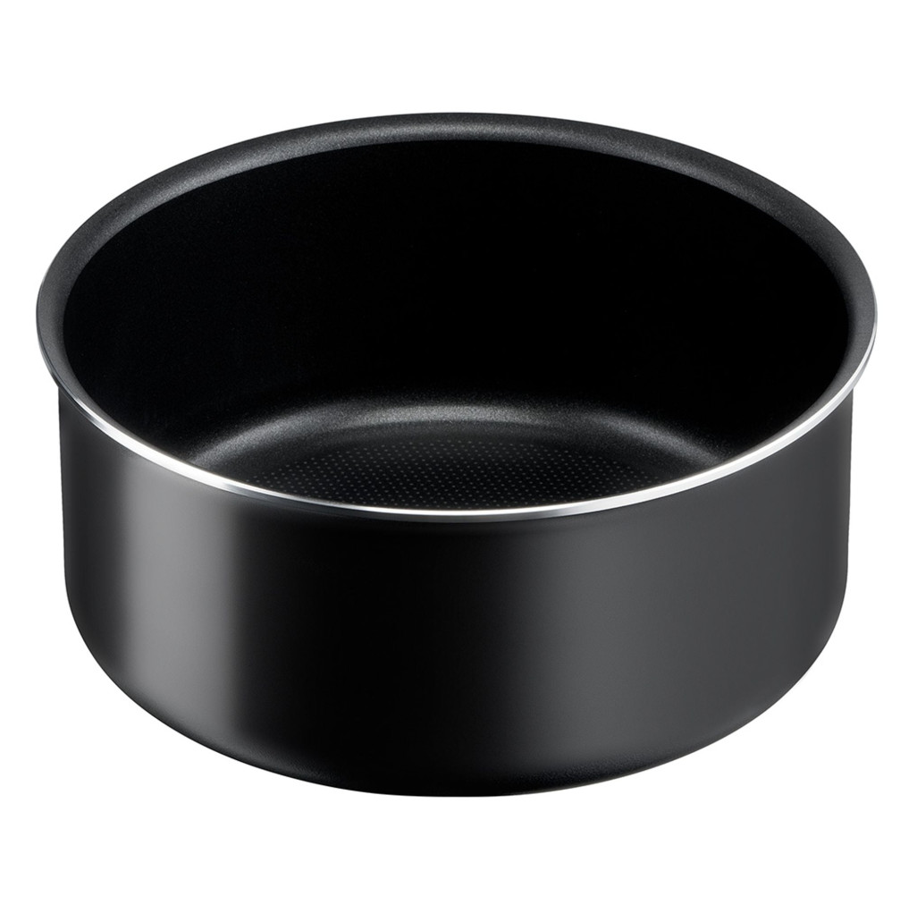 Set de 5 piese Ingenio Easy Cook & Clean L1539543, înveliș antiaderent 100% sigur, Thermo-Signal™, bază Diffusion+, mâner detașabil, aluminiu, negru -  Tefal L1539543 imagine 1