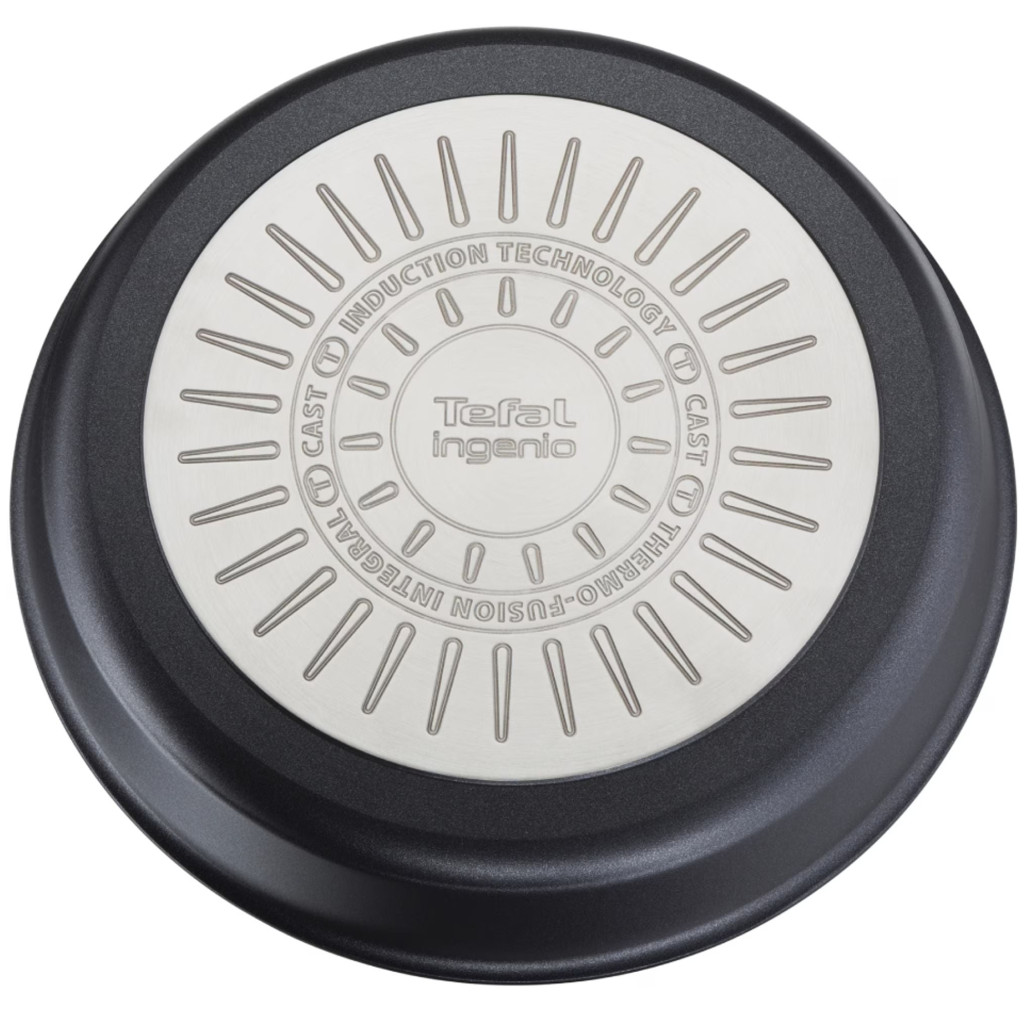 Tigaie grill Tefal Ingenio Unlimited L8584074, 26cm, inducție, înveliș antiaderent, indicator Thermo-Signal, negru -  Tefal L8584074  imagine 1