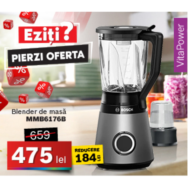 Blender de masă Bosch MMB6176B