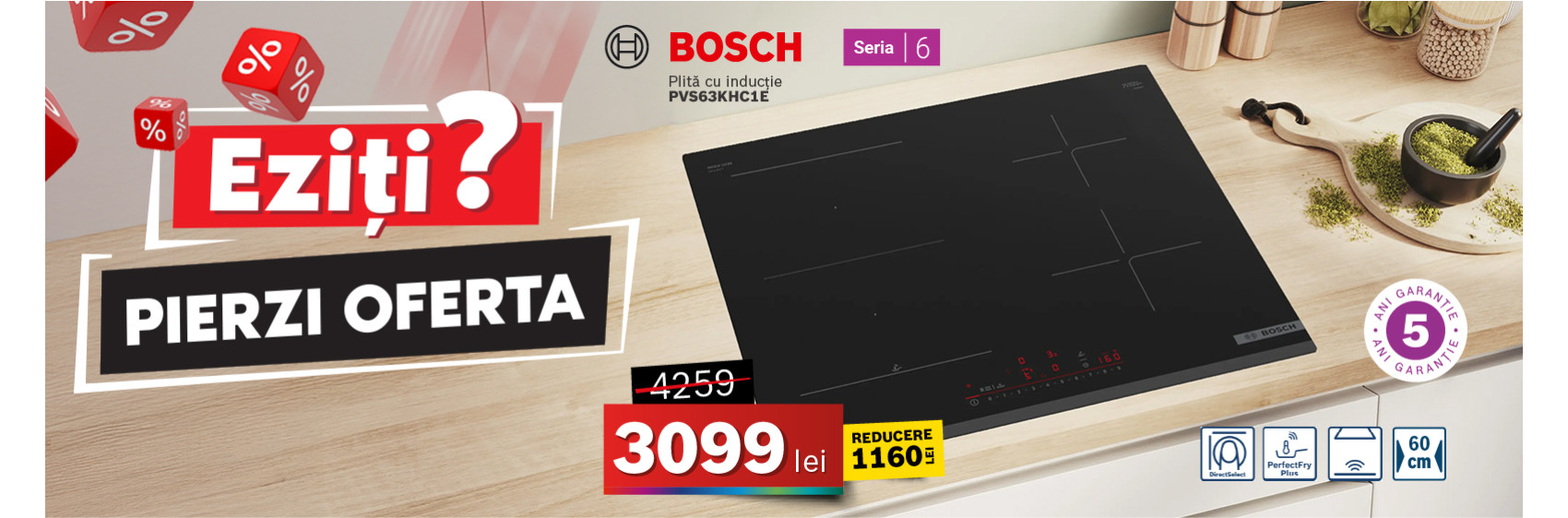 Plita cu inductie Bosch PVS63KHC1E