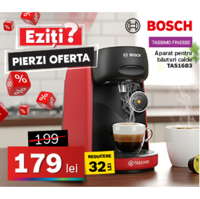 Aparat pentru băuturi calde TAS16B3 TASSIMO