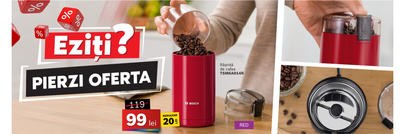 Rasnita de cafea Bosch TSM6A014R