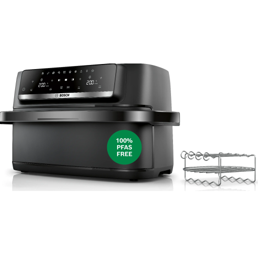 Friteuză MAFD490B1 cu aer cald cu sertar dublu flexibil Seria 4, Negru MAFD490B1 imagine