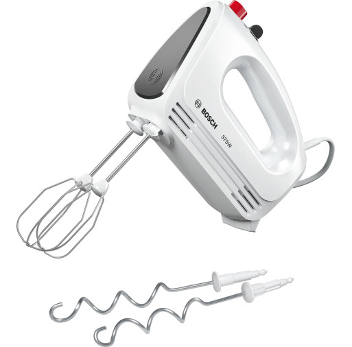 Mixer de mână Bosch MFQ22100 CleverMixx 4 trepte 375 W Alb MFQ22100 imagine