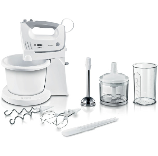 Mixer de mână Bosch MFQ36490 ErgoMixx 5 trepte turbo 450 W Alb Window grey MFQ36490  imagine