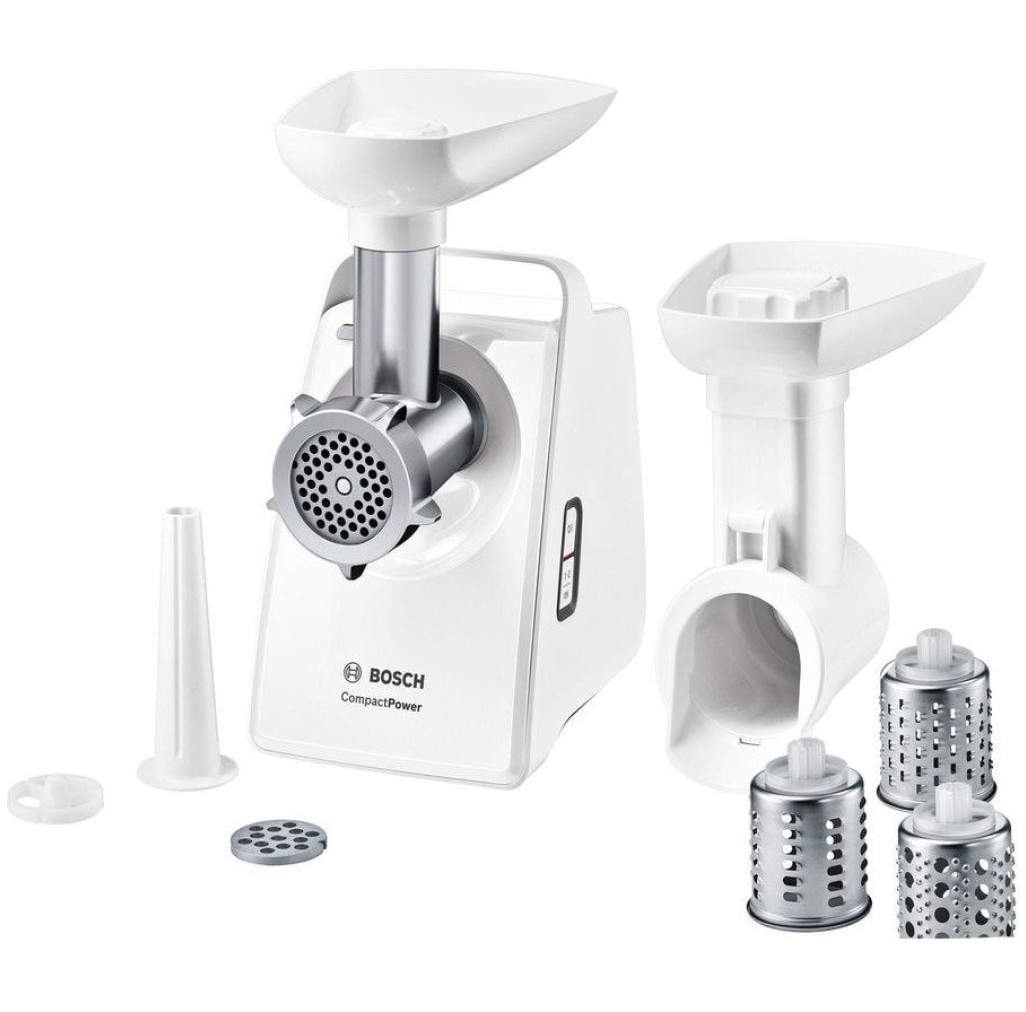 Mașină de tocat carne Bosch MFW3X13W CompactPower 500 W Alb  - BOSCH MFW3X13W  imagine 1