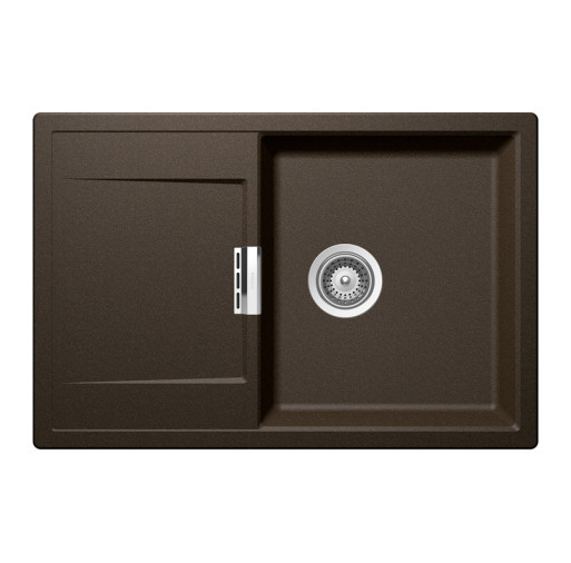 MOND100BRON Chiuveta bucatarie Schock Mono D-100 Cristadur Bronze 765 x 510 mm, compozit granit, reversibila, montare pe blat, maro bronz -  SCHOCK MOND100BRON imagine