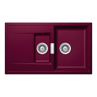 MOND150BERR Chiuveta bucatarie Schock Mono D-150 Cristadur Berry 860 x 510 mm, compozit granit, reversibila, montare pe blat, purpuriu roz MOND150BERR imagine 28146