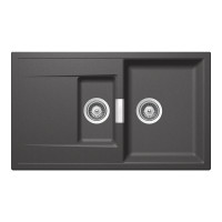 MOND150STON Chiuveta bucatarie Schock Mono D-150 Cristadur Stone 860 x 510 mm, granit, reversibila, montare pe blat, gri piatra MOND150STON imagine 28141