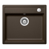 MONN100BRONSA Chiuveta bucatarie Schock Mono N-100 Cristadur Bronze 570 x 510 mm cu sifon automat, granit, montare pe blat, maro bronz MONN100BRONSA imagine 28167