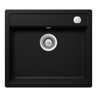 MONN100PUROSA Chiuveta Granit Schock Mono N-100 Puro Cristadur 570 x 510 mm cu Sifon Automat MONN100PUROSA  imagine 28164