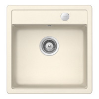 MONN100SMAGNSA Chiuveta bucatarie Schock Mono N-100S Cristadur Magnolia 490 x 510 mm cu sifon automat, granit, montare pe blat, alb cremos MONN100SMAGNSA imagine 28159