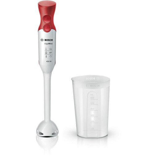 Blender manual Bosch MSM64010 ErgoMixx 450 W Alb Roşu MSM64010 imagine