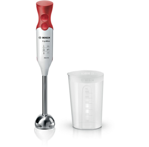 Blender manual Bosch MSM64110 ErgoMixx 450 W Alb Roşu MSM64110 imagine