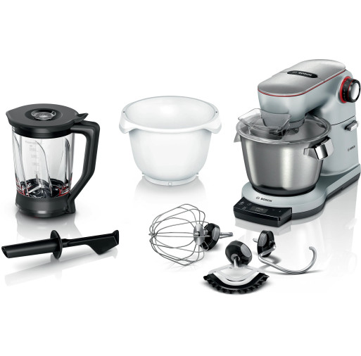 Robot de bucatarie cu cântar Bosch MUM9BX5S22 OptiMUM 1500 W Silver - BOSCH MUM9BX5S22 imagine