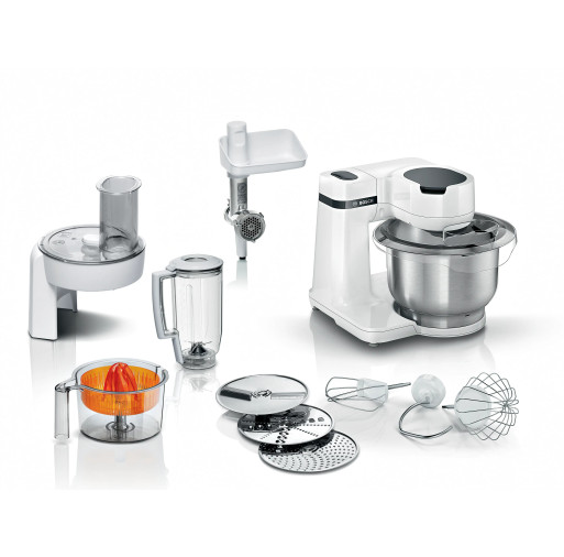 Robot de bucatarie Bosch MUMS2EW40 MUM 700 W Alb MUMS2EW40 imagine