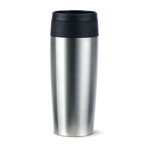 Termos Tefal Travel Mug Classic N2020110, inox, 0.36 L, 100% etanș, functie Quick Press, argintiu -  Tefal N2020110 imagine